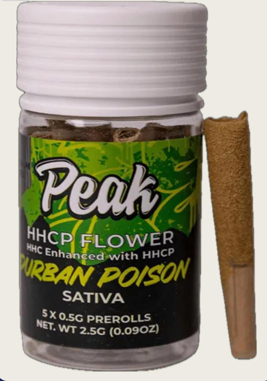 PEAK CAVIAR DIAMOND KIEF HHCP FLOWER 5PCS POR FRASCO