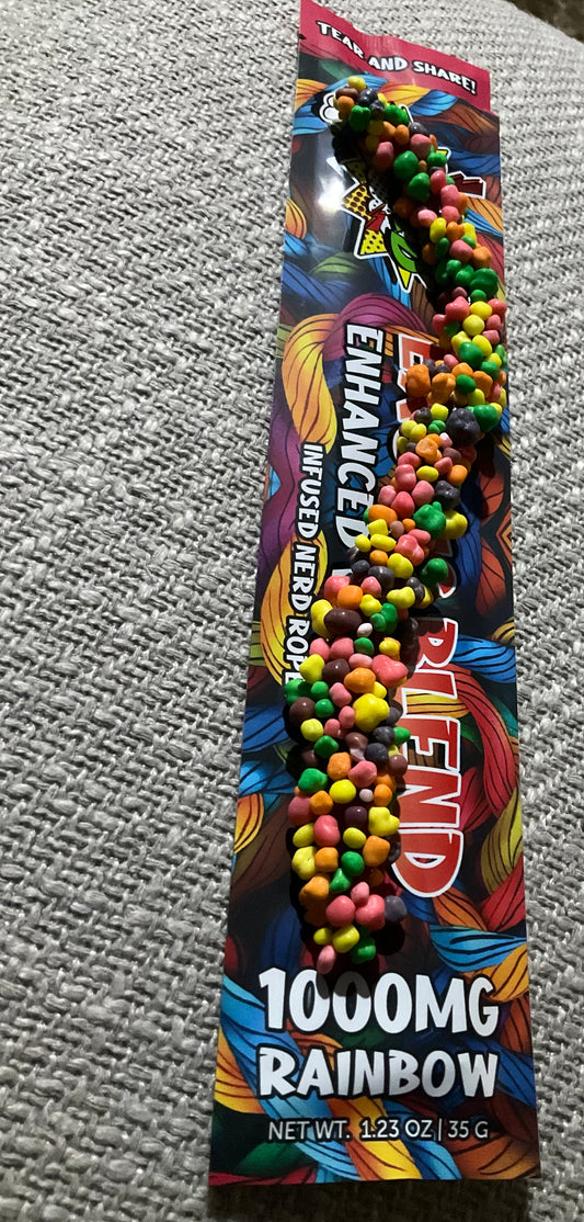 NERD ROPE EXOTIC BLEND RAINBOW JELLY BEANS